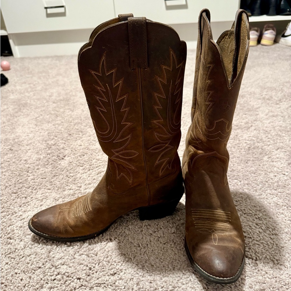 Ariat Brown Western Cowboy Boots